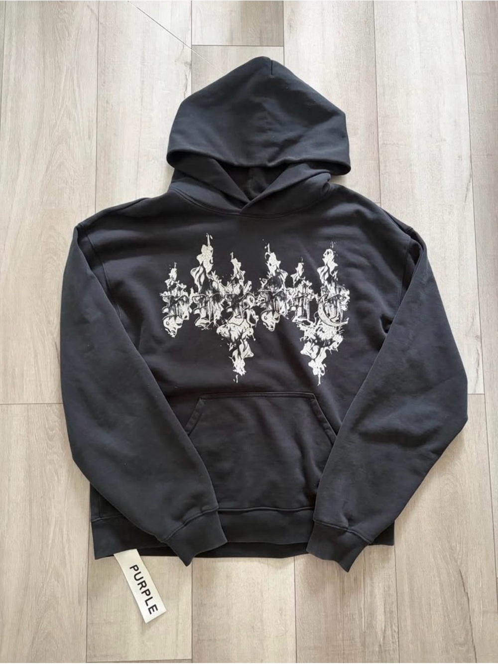 Purple Brand Flames Hoodie XL